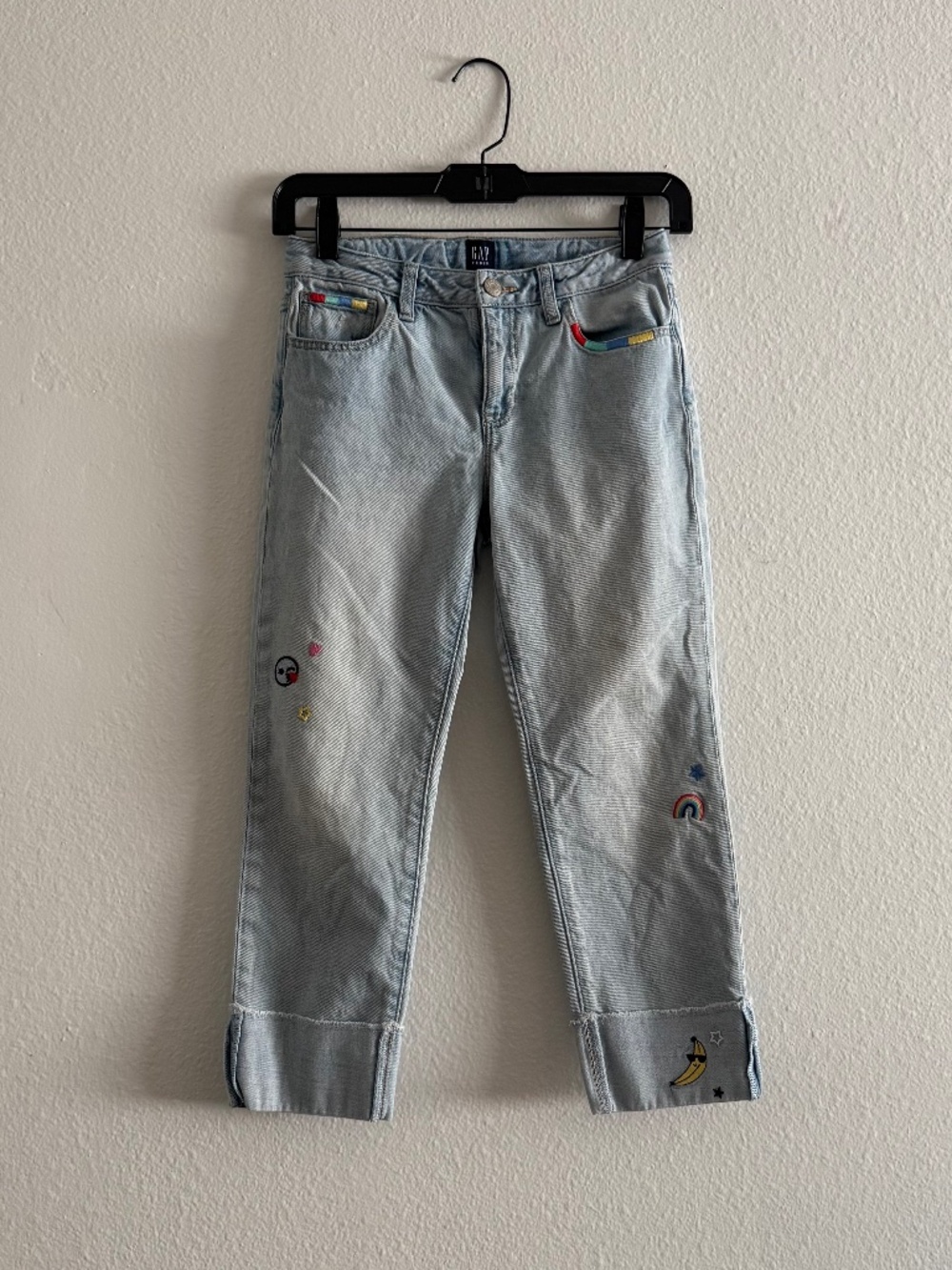 Gap Kids Embroidered Boyfriend Jeans